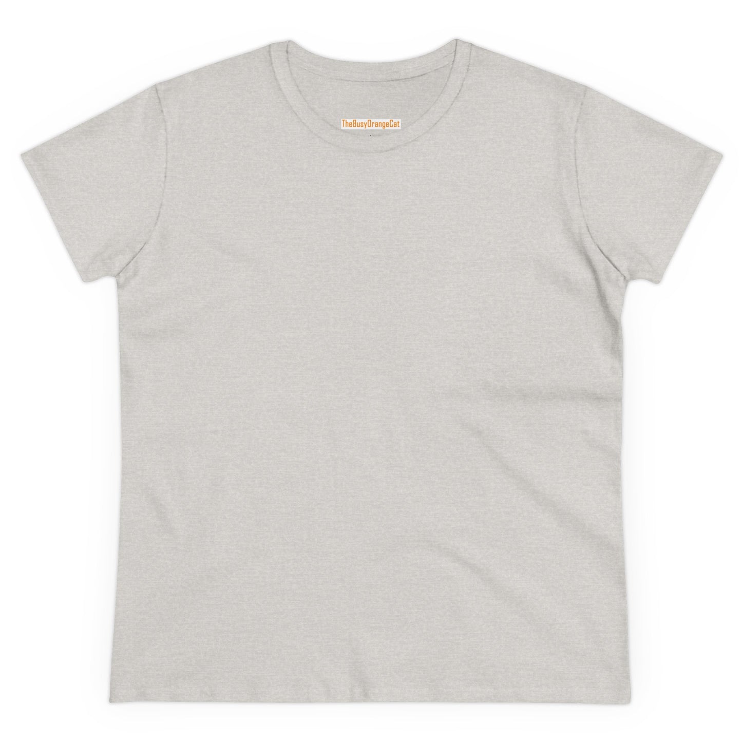 Women's Casual Midweight Cotton Tee - Comfortable & Versatile Everyday Wear