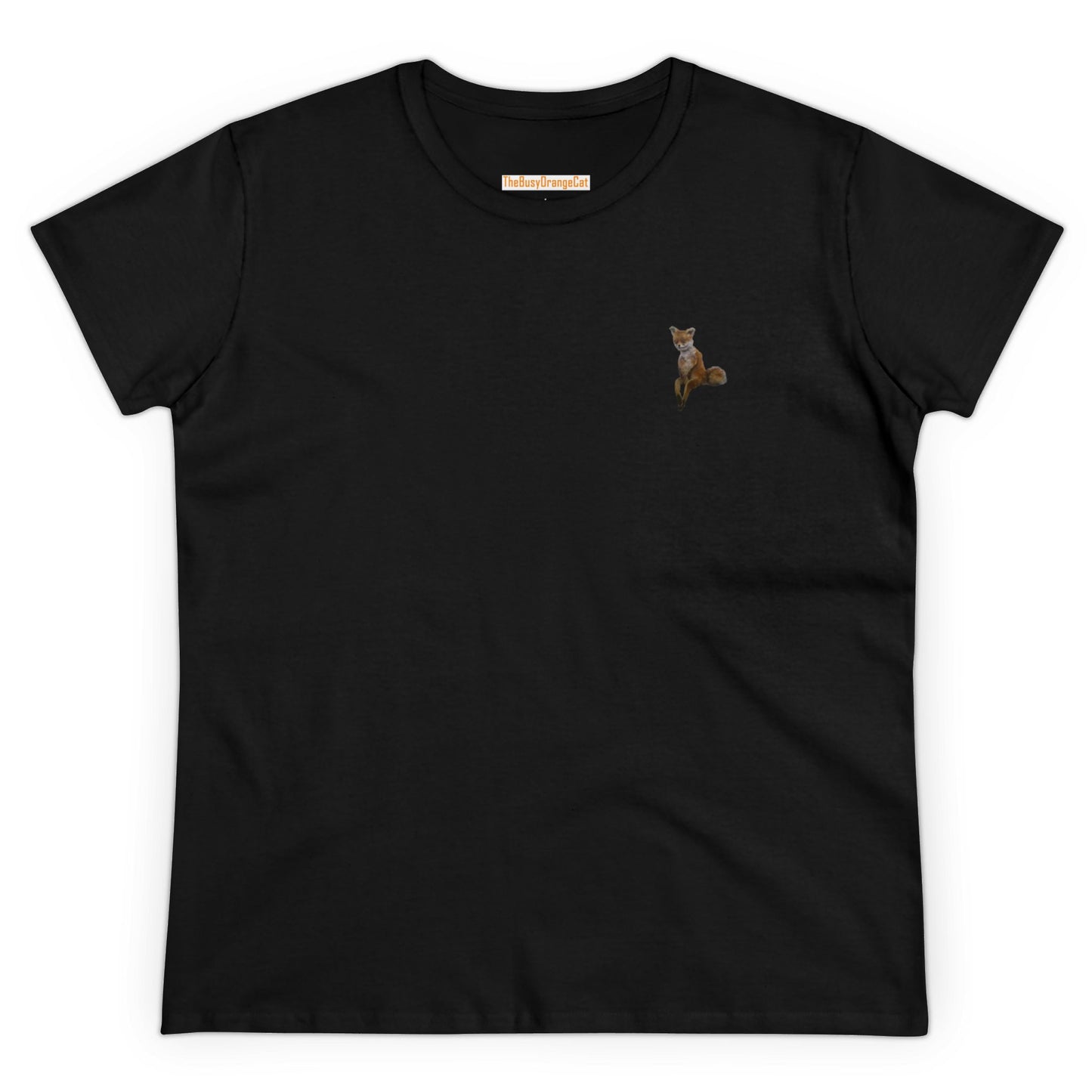 Women's Cotton Tee With Fox