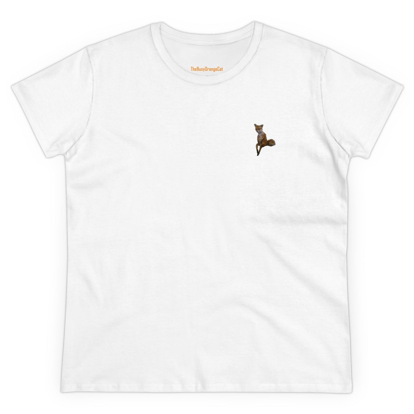 Women's Cotton Tee With Fox