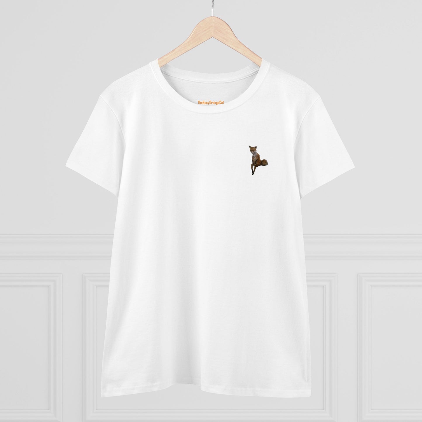 Women's Cotton Tee With Fox