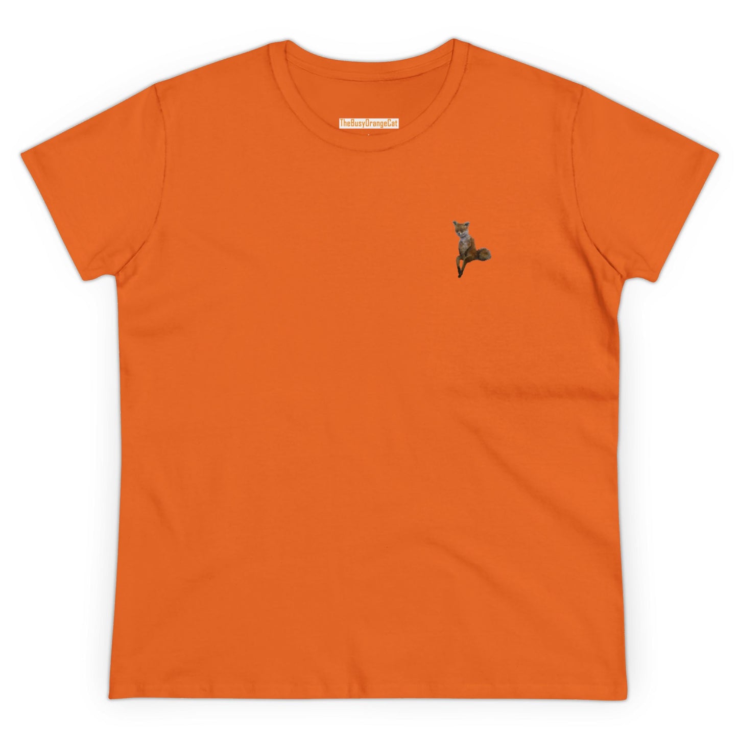 Women's Cotton Tee With Fox