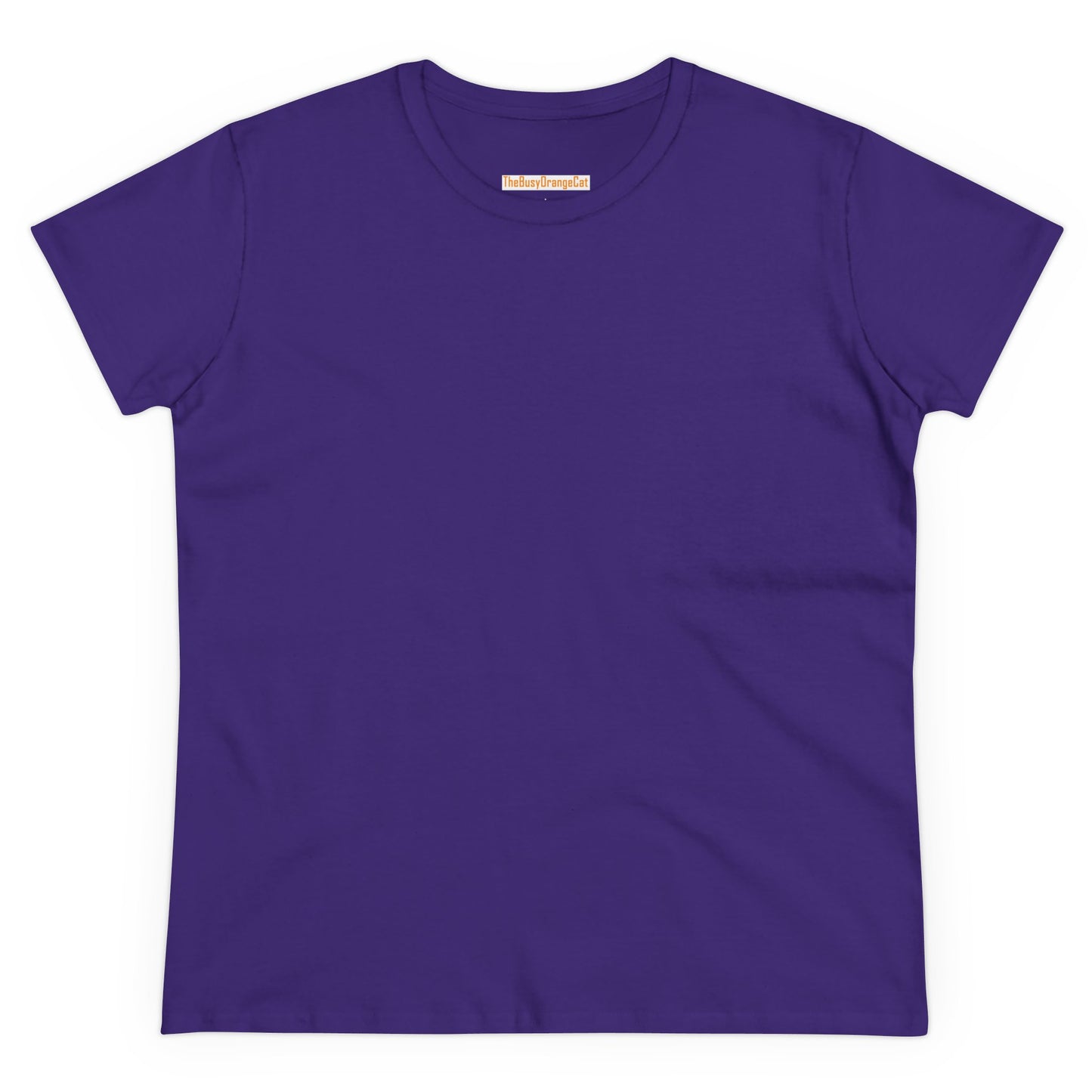 Women's Casual Midweight Cotton Tee - Comfortable & Versatile Everyday Wear