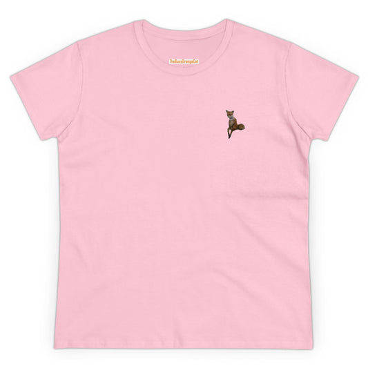 Women's Cotton Tee With Fox