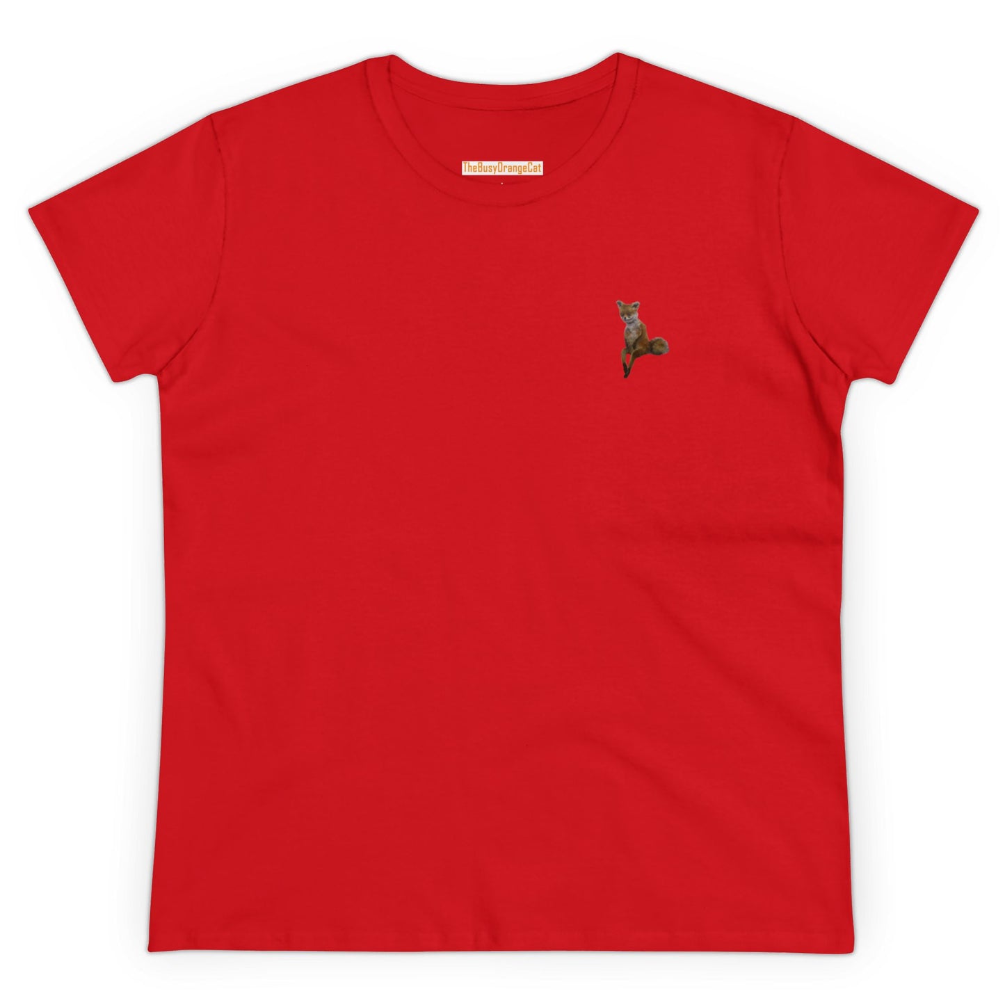 Women's Cotton Tee With Fox