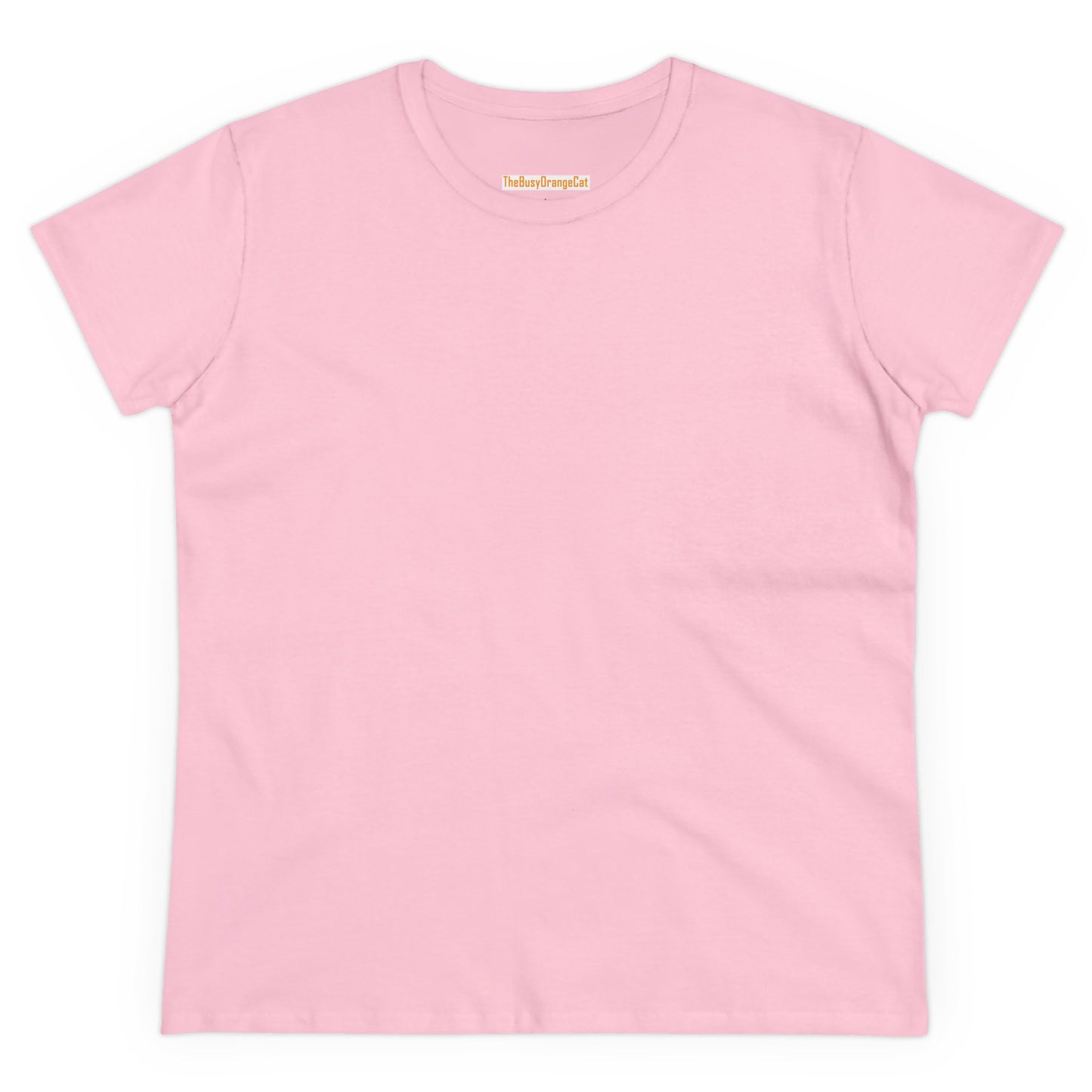 Women's Casual Midweight Cotton Tee - Comfortable & Versatile Everyday Wear